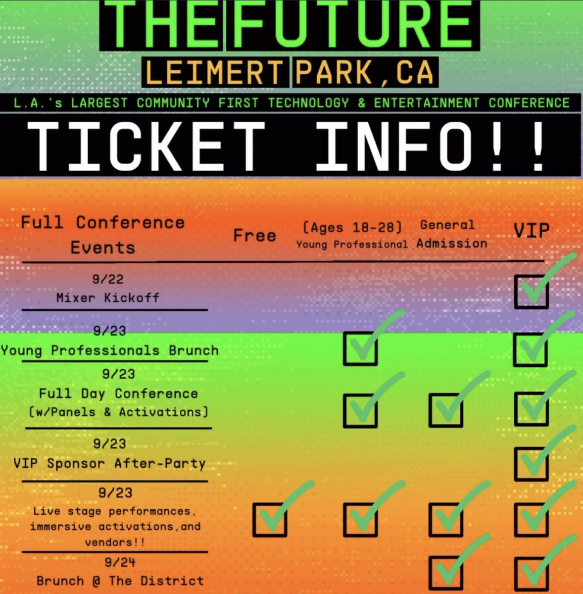 TICKET INFO - link in bio💫