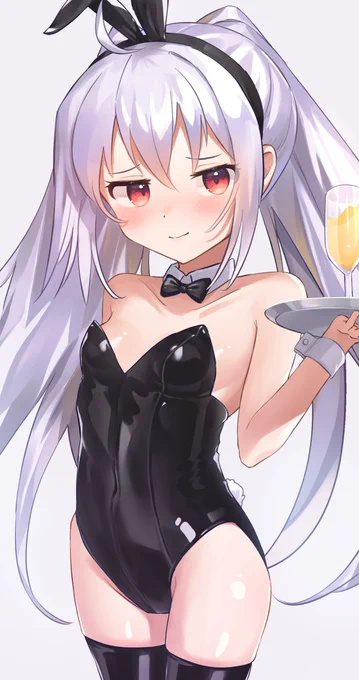 バニー衣装の練習アイラ 