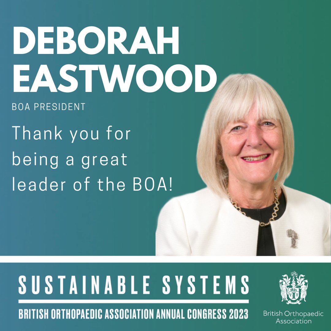 We would like to thank Professor Deborah Eastwood for being a great leader of the BOA for 2022/2023! It's been an amazing year! #BOAAC23