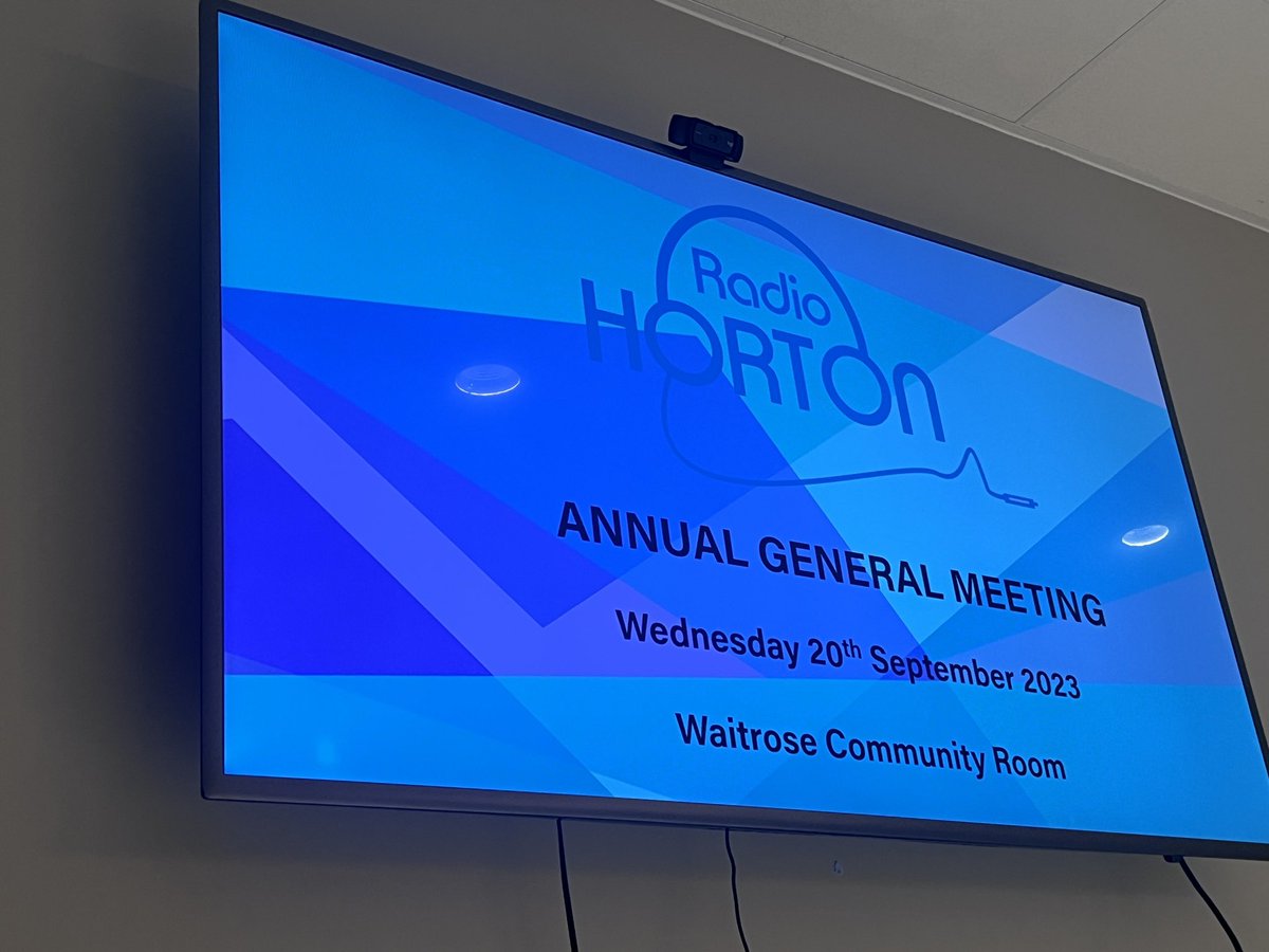 Great to host @RadioHorton AGM yesterday. Lots of positive ideas for evolution & bringing #Banbury & #Bicester a truly local hospital, health & wellbeing radio service. Thanks to @Waitrose  #Banbury for their community room! @OUHospitals @OUH_Horton #smallcharities #hospitalradio