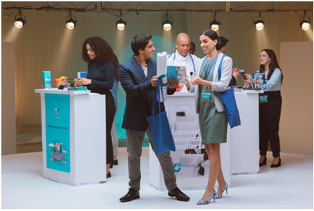 What if we said expo floors could be made entirely virtual? With an easy click, you can enter virtual booths and speak directly with sponsors, event reps, and other attendees! Visualize this experience 
stwb.co/elecpzp #zoom #zoom-events #hybrid-events #expo