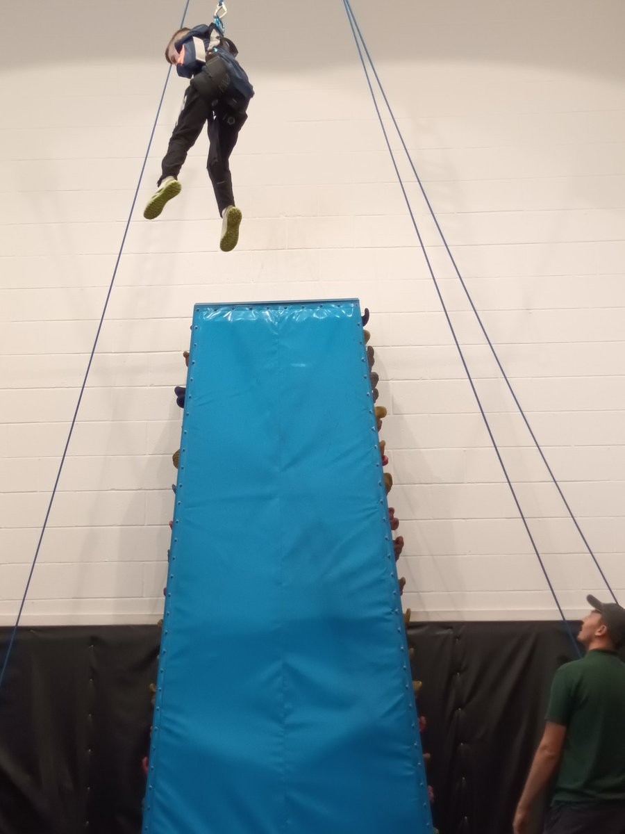 Mountain flying high on the trapeze