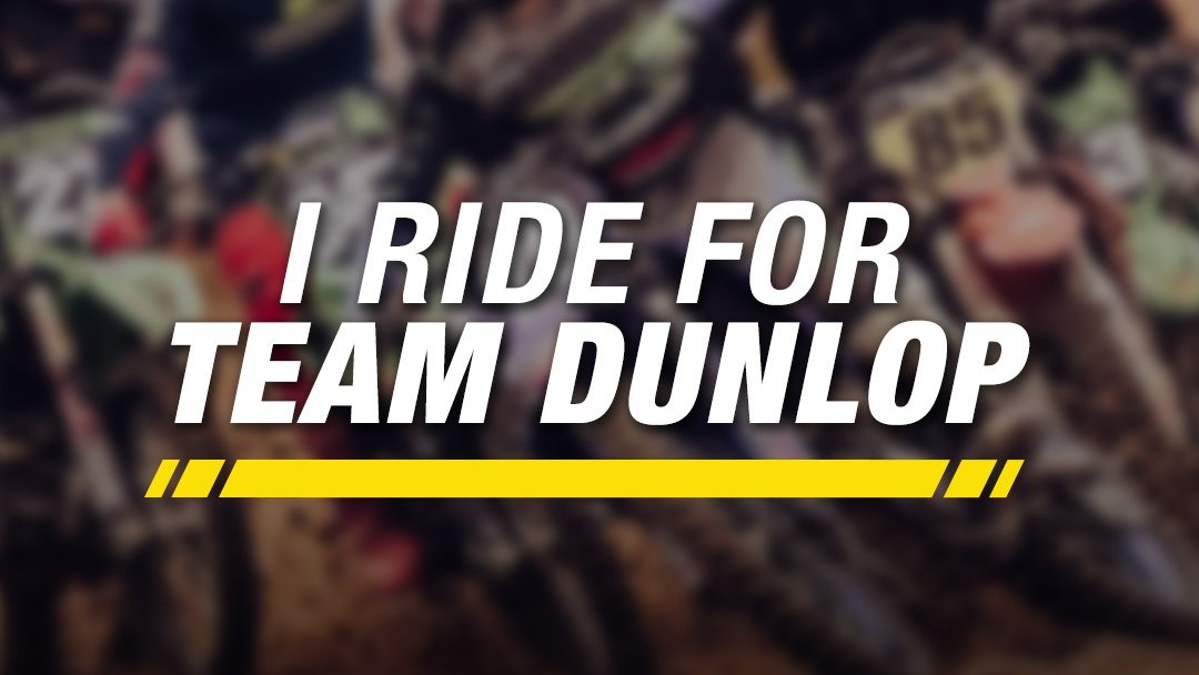 I'm riding for Team Dunlop! Visit teamdunlop.com today and check out all the possibilities that open up with membership in the Team Dunlop community and start dreaming about what the next season might bring! 🏁#TeamDunlop #RideDunlop #hookit @RideDunlop