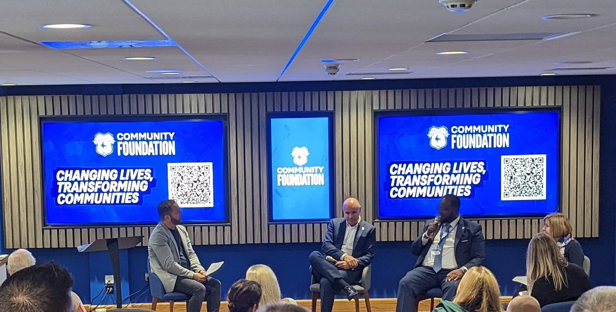 Great to attend the @CCFC_Foundation event as they launch their new strategy. #ourclubchangeslives