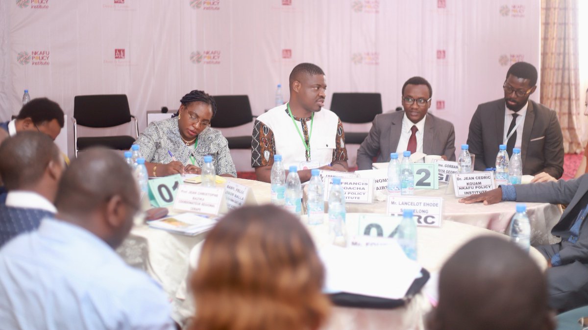 NkafuPolicyInst's tweet photo. The Central African Think Tank forum is an opportunity to promote collaboration and partnerships between Think Tanks in the region and other key players, such as universities, #governments and the private sector.

#CEMACThinkTanks
#ECCASThinkTanks
#ThinkTankForum https://t.co/DHVRdLW2YW