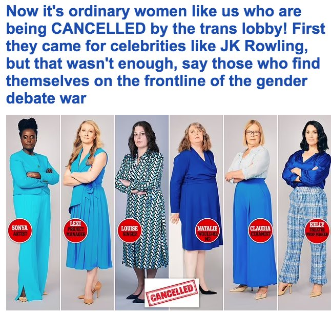 You can't cancel people no one knows who they are. Who the fvck are these transphobes?