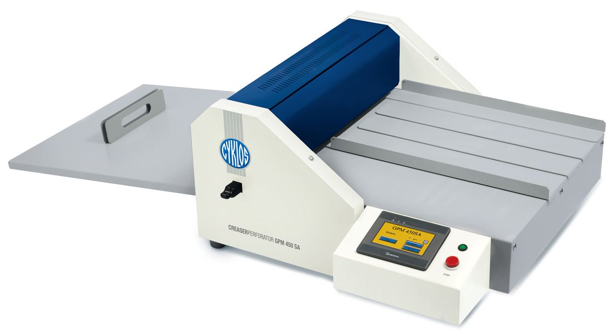 Punchbind's tweet image. Creasing &amp;amp; Perforating Machines for fast efficient #printfinishing #Print #DigitalPrint #printing #Cyklos