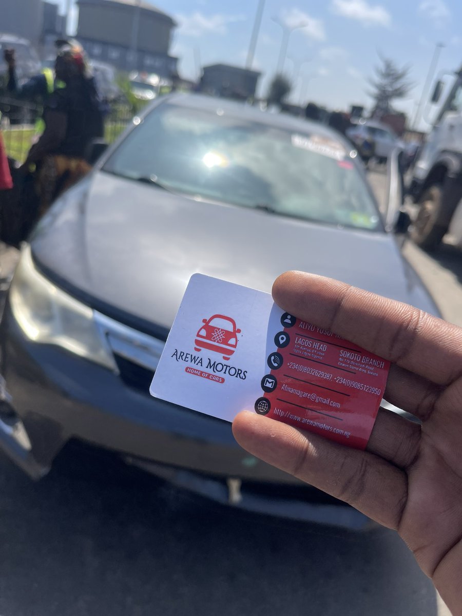 ArewaAuto's tweet image. PLS🙏🏾 RETWEET 

GET YOUR VEHICLES CLEARANCE /CONTAINER CLEARANCE (CUSTOM DUTY)
WITH US AREWA AUTO MOTORS AT TINCAN, APAPA, &amp;amp; PTML

WE ARE COMMITTED TO PUTTING OUR TIME, TALENT AND ENERGIES TOWARDS CUSTOMERS SERVICES

FOR ENQUIRE:
Whatsapp 08032629387
Email:Alinamagare@gmail.com