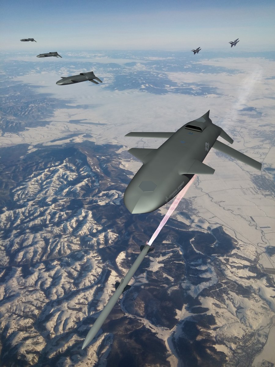 GenAtomics_ASI's tweet photo. #LongShotUAS will launch from human-crewed aircraft and close on enemy targets, keeping our warfighters out of harm’s way.
Learn about what’s next for the program: https://t.co/420eEgCo93 https://t.co/QjjBB5A5oQ
