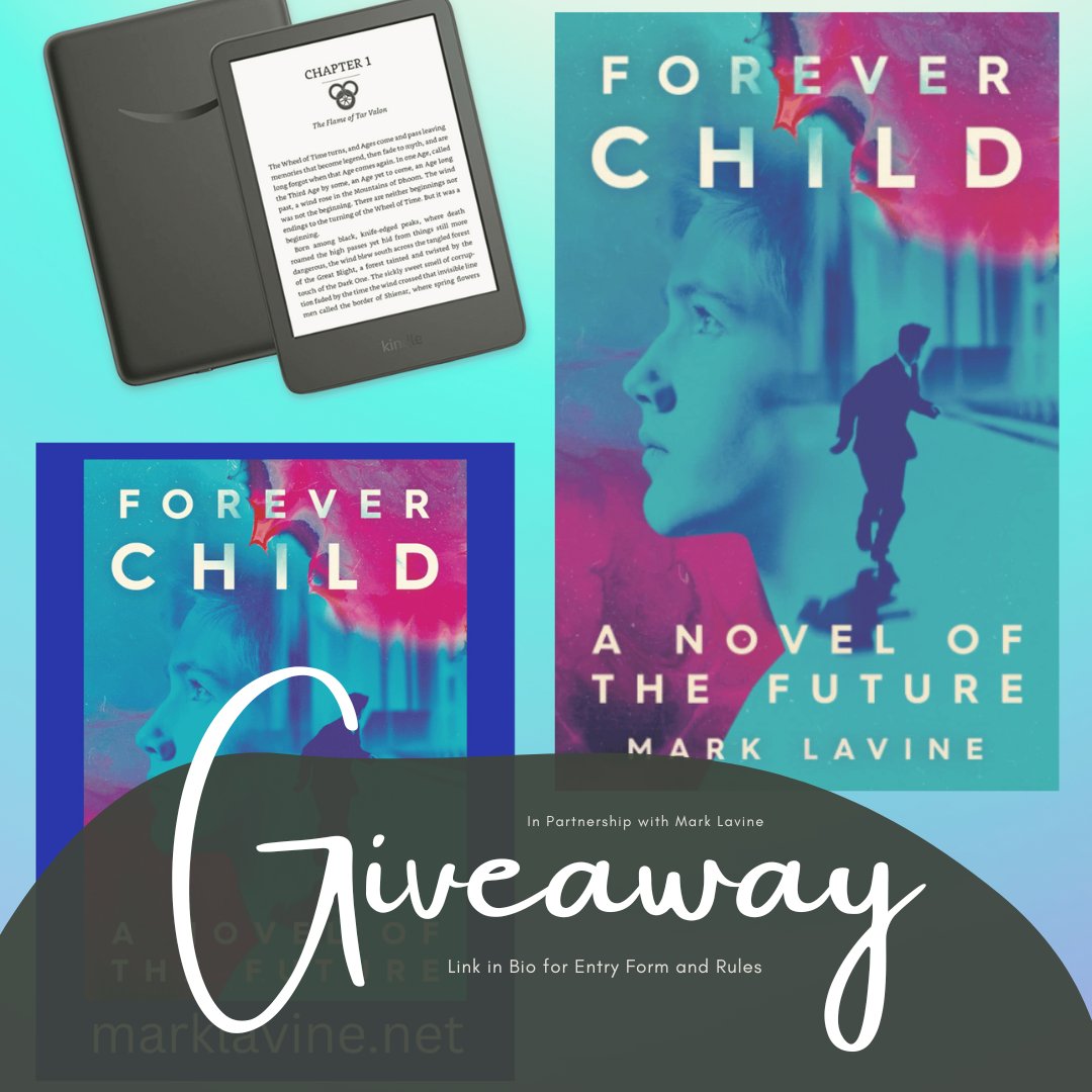I've partnered with Mark Lavine to host a giveaway for ForeverChild: A Novel of the Future, a new YA sci-fi book. One winner will receive a signed copy of the book, a signed poster, and a Kindle Paperwhite. Come visit! #Sponsored 
confessionsofabookaddict.com/2023/09/blog-t… 
@TCBRbookreview