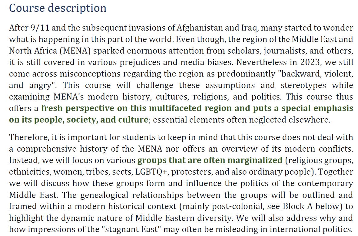 I am so excited to teach my own course for the first time this Fall🙌. And even more excited that students of @IPS_FSV_CUNI are so interested in the contemporary Middle East. Cannot wait for the challenging discussions🔥