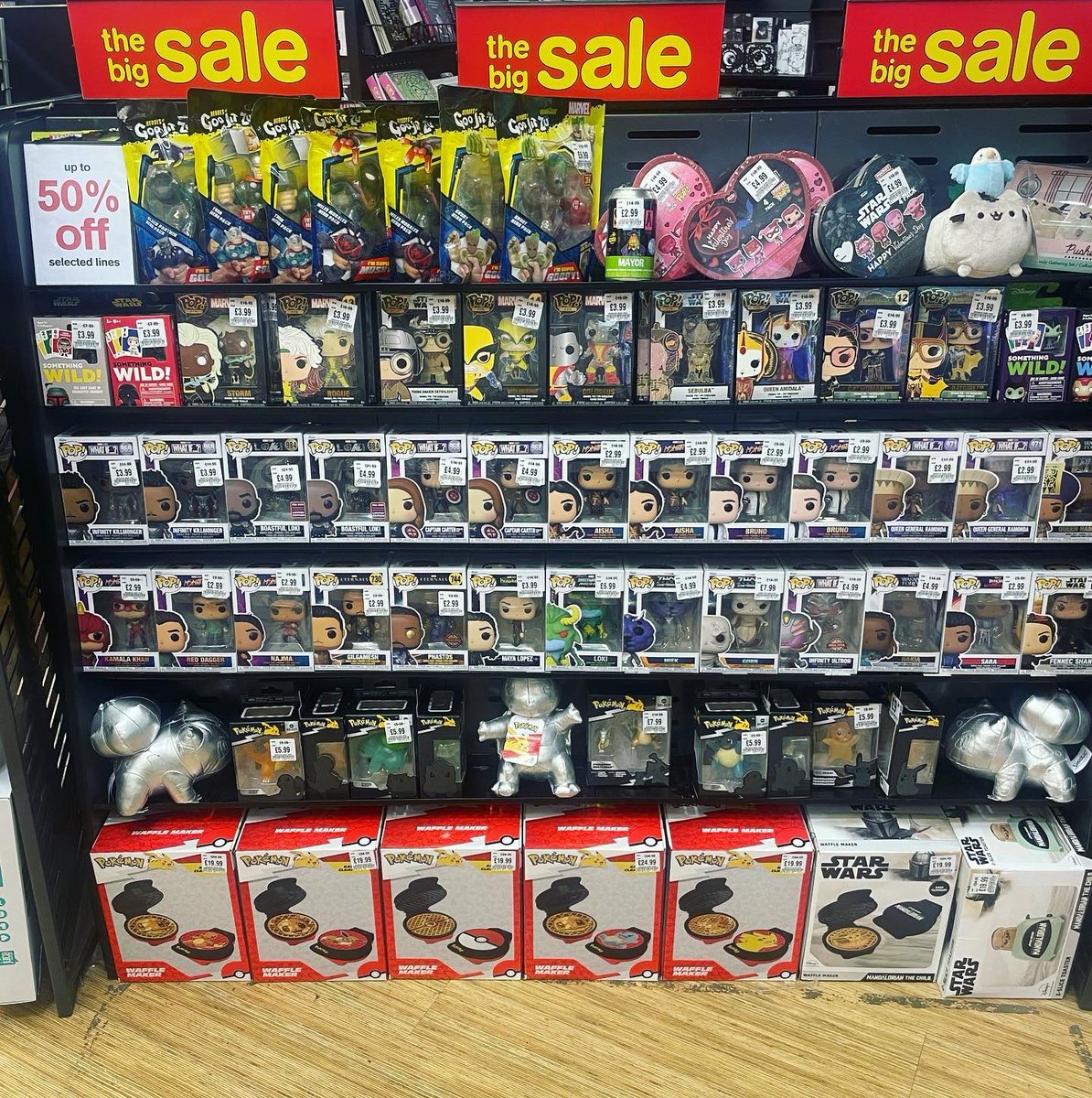 BIG SALE! Prices reduced big time! Come and take a look! ❤️ #hmv #hmvluton #popculture #funko @hmvtweets