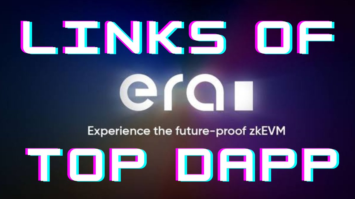 🌋A Mega thread on <a href="/zksync/">ZKsync</a> popular dapp links

😉Only thread🧵u need for all your zkSync interactions💱

🔗20 dApps included

📚Bookmark
💙Like
🔁RT
🍥Grind