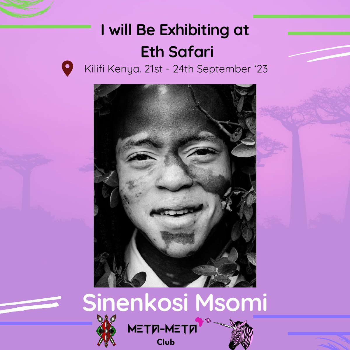 Sinenkosi Msomi (@msomisinenkhosi) on Twitter photo Hi fam🤍🖤
So proud to be part 😇 Thanks to the <a href="/kenyanftclub/">Mbogi ya NFT</a> and <a href="/ETHSafari/">ETHSafari</a>
My piece 'Nature and me' is available on <a href="/makersplace/">MakersPlace 🔳</a> check the link below👇🏿 Hi fam🤍🖤
So proud to be part 😇 Thanks to the <a href="/kenyanftclub/">Mbogi ya NFT</a> and <a href="/ETHSafari/">ETHSafari</a>
My piece 'Nature and me' is available on <a href="/makersplace/">MakersPlace 🔳</a> check the link below👇🏿