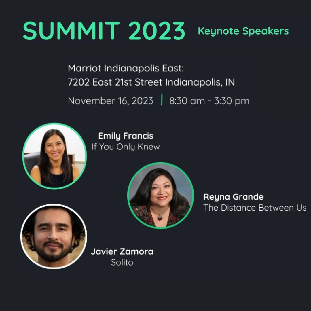 Who's going to the Unite to Achieve Summit 2023 in Indy? "Changing Systems Together for Newcomers &amp; SLIFE." Register today bit.ly/UTASUMMIT2023 Can't wait to meet in person, INCREDIBLE line-up: <a href="/emilyfranESL/">Emily Fɾαɳƈιʂ</a> <a href="/reynagrande/">Reyna Grande</a> @jzsalvipoet <a href="/DrCarolSalva/">Dr. Carol Salva</a> <a href="/MrsSpinasClass/">Carly Spina</a> @valentinaesl