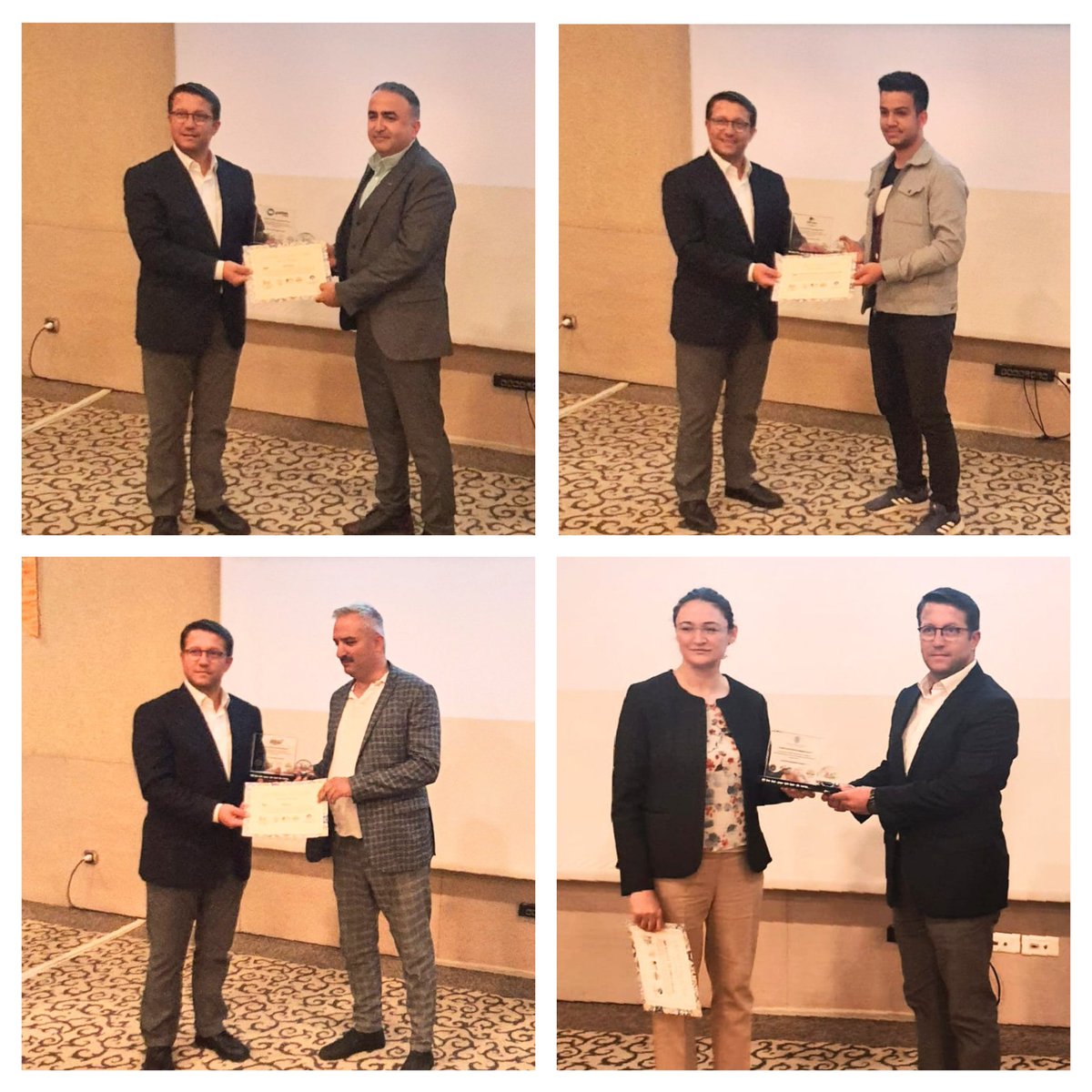 Çevre, Şehircilik ve İklim Değişikliği Bakanlığı Sıfır Atık Projeleri kapsamında üretilen Çevreci Çocuk Eğitim Seti "42 Bin İnci ÇEÇO İçin Bende Varım" projesine katkı sağlayan Odamızın, Çevreci İşletme Sertifikası ve Plaketini Yönetim Kurulu Üyemiz <a href="/memin_gurbuz/">Mehmet Emin Gürbüz</a> aldı.