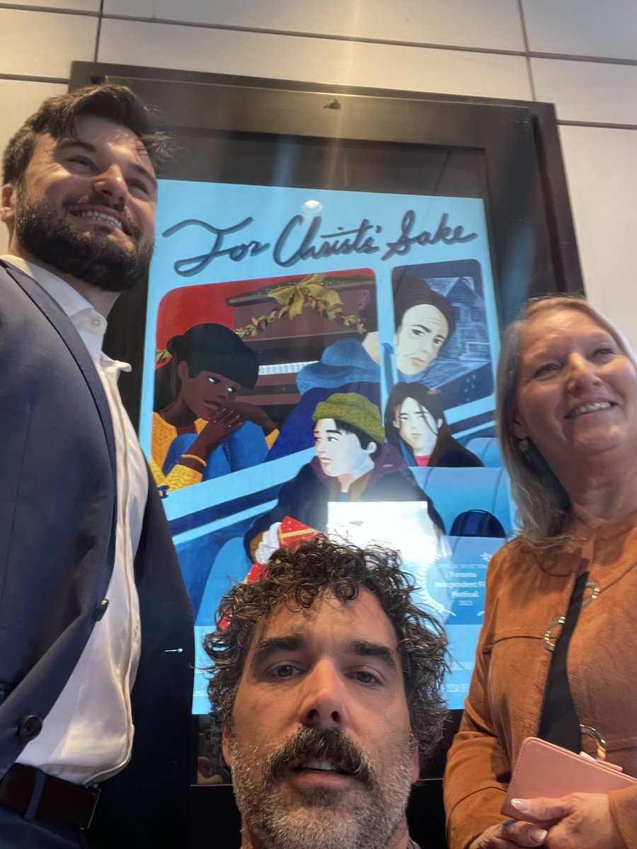 forchrissake23's tweet photo. Most heartfelt THANK YOU to Toronto Independent @torontoindieff for hosting the world premiere of For Christ’s Sake, my first real, professional film. To have a premiere in my home town and be able to host people after in my own back yard 10 mins walk away was so dreamy. https://t.co/hfaqUBJxlJ