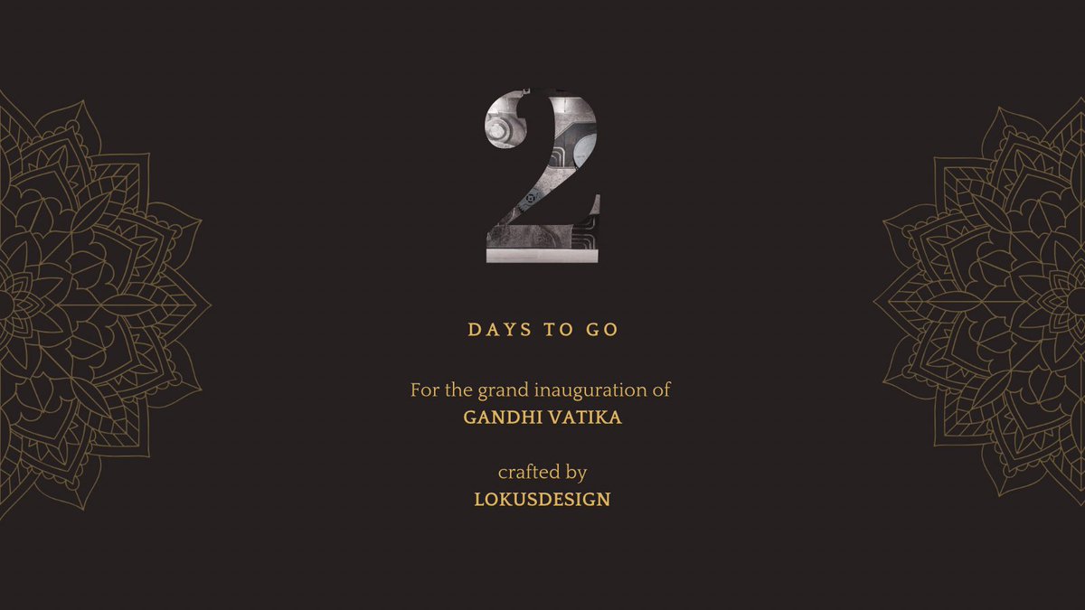 Tick-tock, just 2 days left until the big moment! 🕐 The Gandhi Vatika museum by Lokusdesign is almost ready to open its doors. Get ready to be inspired by the life and teachings of Mahatma Gandhi! 🌟 #GandhiVatika #Countdown #MuseumUnveiling