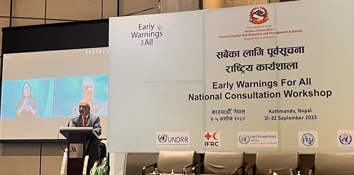 karkialyna's tweet image. Day 1 recap #EW4all 1/3

Critical Qs raised on #riskknowledge. How do we ensure the data gathered from communities are transformed into risk knowledge and shared back with the communities?What is the plan to leverage BIPAD portal beyond a data pool into a risk knowledge hub?