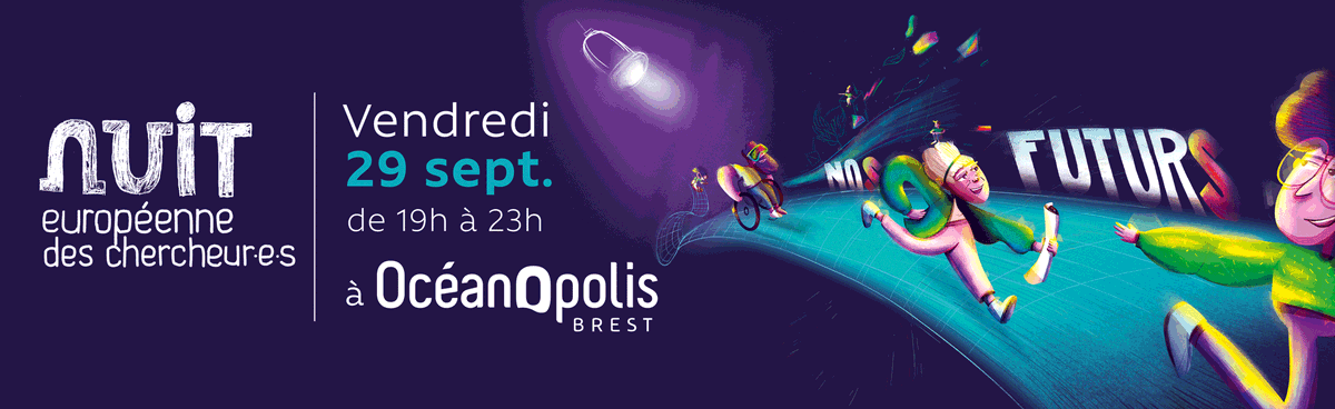 M_zonnequin (@m_zonnequin) on Twitter photo Rendez-vous vendredi 29 septembre à Océanopolis pour la Nuit Européenne Des Chercheur.e.s.
On parlera des algues et de leurs incroyables utilisations !
<a href="/CNRS/">CNRS 🌍</a> <a href="/SBRoscoff/">Station Biologique de Roscoff</a> <a href="/Oceanopolis_/">Océanopolis Brest</a> #NuitChercheurs Rendez-vous vendredi 29 septembre à Océanopolis pour la Nuit Européenne Des Chercheur.e.s.
On parlera des algues et de leurs incroyables utilisations !
<a href="/CNRS/">CNRS 🌍</a> <a href="/SBRoscoff/">Station Biologique de Roscoff</a> <a href="/Oceanopolis_/">Océanopolis Brest</a> #NuitChercheurs
