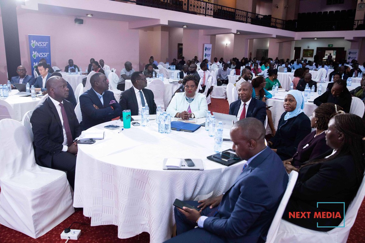 KKariisa's tweet photo. I am extremely grateful to have had the opportunity to participate in the #NSSFCompliance sector-wide workshop, which aims to ensure social protection for all Ugandans, particularly those in the media and journalism industry. This discussion is of utmost importance because, as a media organization, our most valuable asset is our human capital. (1/2)