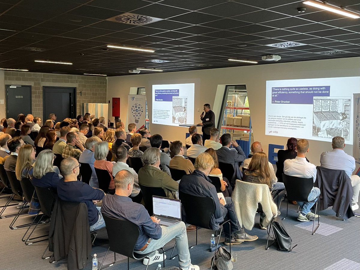 Green Last Mile en Plastics Recycling Hub wekken grote belangstelling.  Place to be: Logiville! <a href="/VLAIO_be/">VLAIO</a> <a href="/vito/">mihalis</a> <a href="/Logiville1/">Logiville</a> <a href="/comeos_nl/">Comeos NL</a>