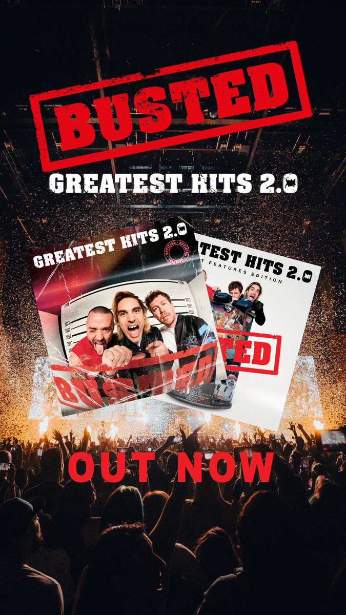 Thanks SO much to everyone that has bought our Greatest Hits this week, we are so grateful. Today is the last day to buy to try and get us our first number 1 album!💥 If you haven’t grabbed a copy yet, you can get it here. Big love. X - slinky.to/BustedGreatest…