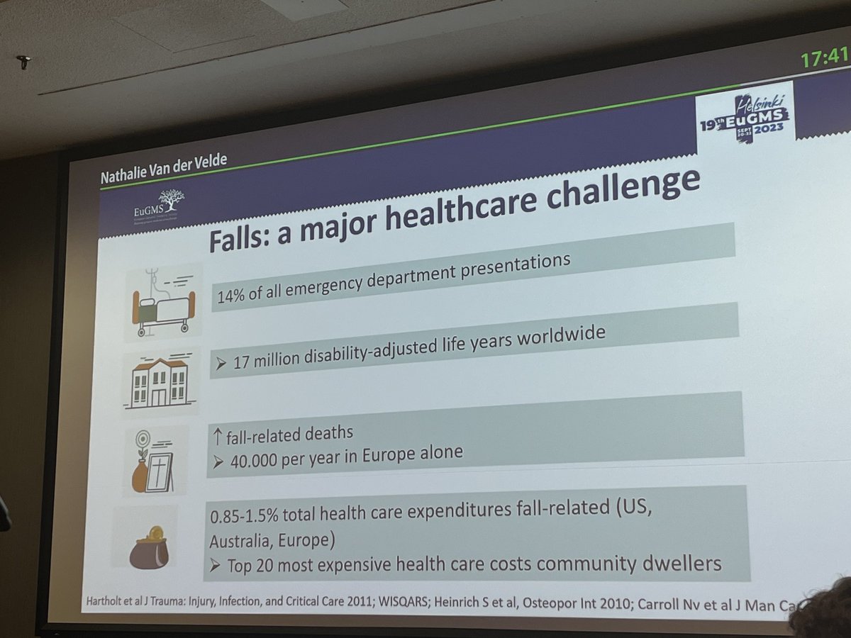 GiusepeBellelli's tweet image. A brilliant talk on falls by Nathalie Van Der Velde #eugms