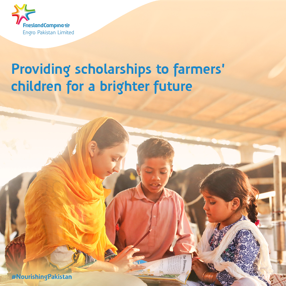 FCEPL Scholar initiative reflects our commitment to support and empower the next generation, fostering educational opportunities and the overall progress of our community. 

#NourishingPakistan #FrieslandCampinaEngroPakistan #FCEPL #FrieslandCampina