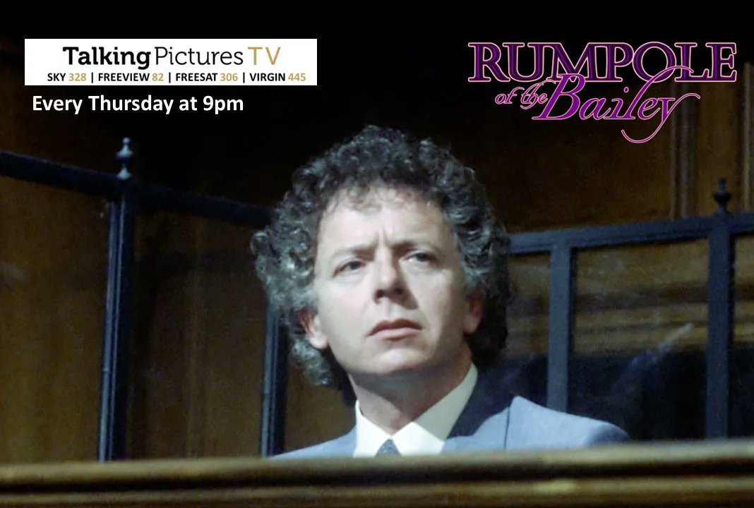 #RayBrooks guest stars in RUMPOLE OF THE BAILEY (1983) tonight at 9pm on #TPTV