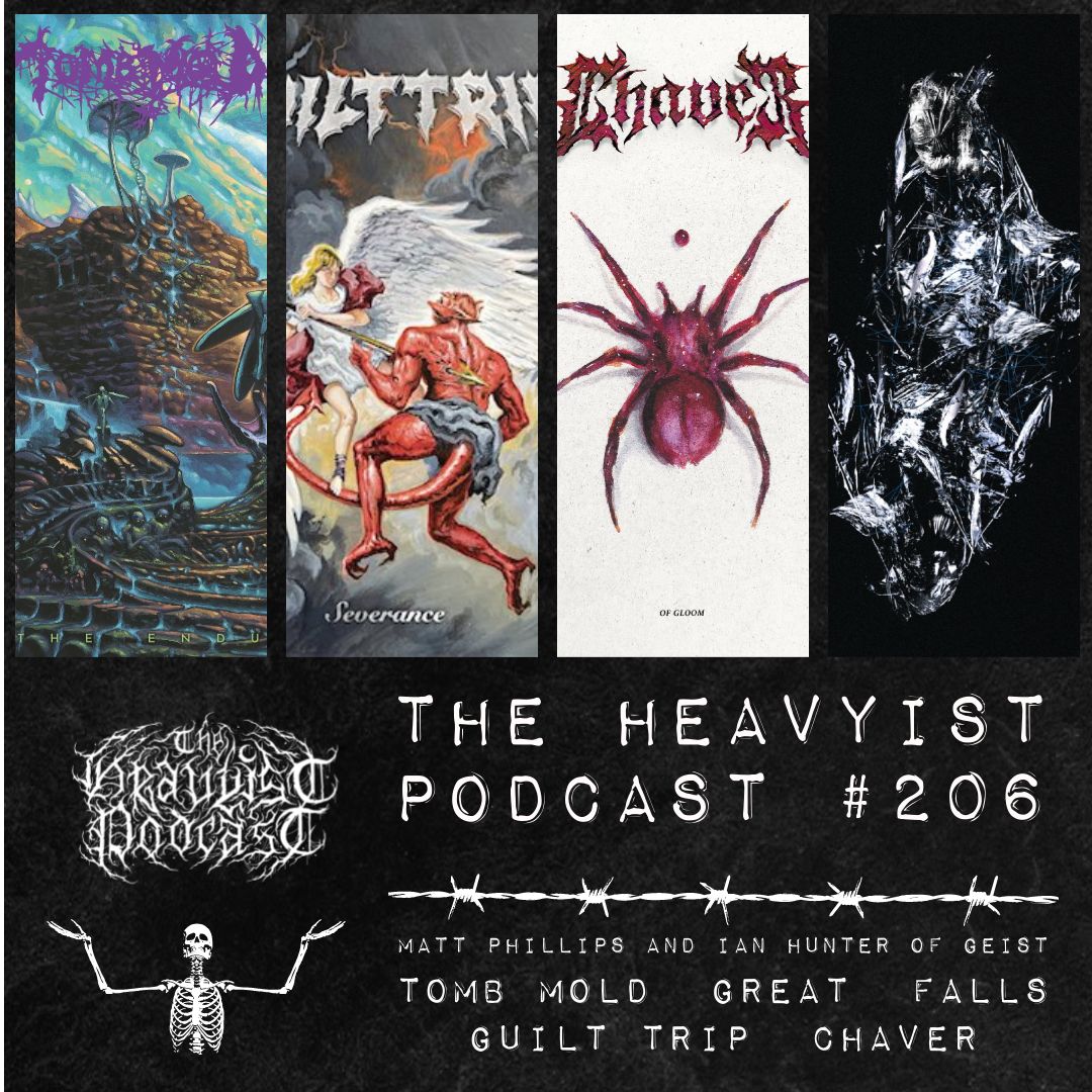 The Heavyist Podcast (@theheavyist) on Twitter photo New episode is now live - it's a fucking bumper bag of riffs too! We talk about new records from <a href="/greatfallsnoise/">Great Falls</a> Tomb Mold, <a href="/GuiltTripMCR/">GUILTTRIP</a> <a href="/CorpseOfficial/">Cannibal Corpse</a> and Chaver - we also had a lovely chat with the boys from <a href="/geist_uk/">GEIST</a> about their new record, enjoy 🖤💀 New episode is now live - it's a fucking bumper bag of riffs too! We talk about new records from <a href="/greatfallsnoise/">Great Falls</a> Tomb Mold, <a href="/GuiltTripMCR/">GUILTTRIP</a> <a href="/CorpseOfficial/">Cannibal Corpse</a> and Chaver - we also had a lovely chat with the boys from <a href="/geist_uk/">GEIST</a> about their new record, enjoy 🖤💀