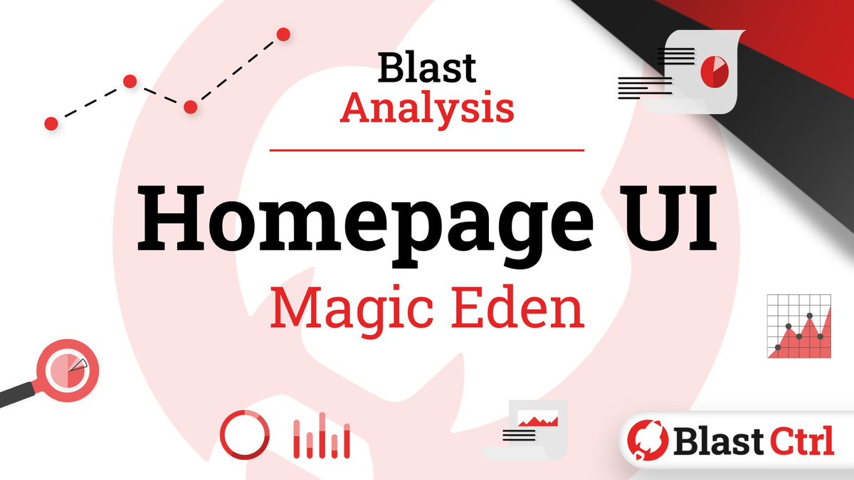 BlastCtrl's tweet image. Homepage UI being the first thing a visitor sees, is often the main factor that decides if a visitor turns into a user.

In today&apos;s #BlastAnalysis, we are going to take a look at the homepage UI of a legendary NFT marketplace - @MagicEden.

Let&apos;s dig in!