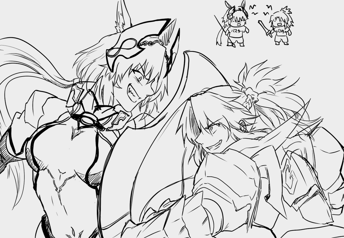 #絵描きさんと繫がりたい
#FGO絵描きさんと繋がりたい 
モードレッドメインでラクガキしてます。絵描きさんで反応あった方回っていきます～ 