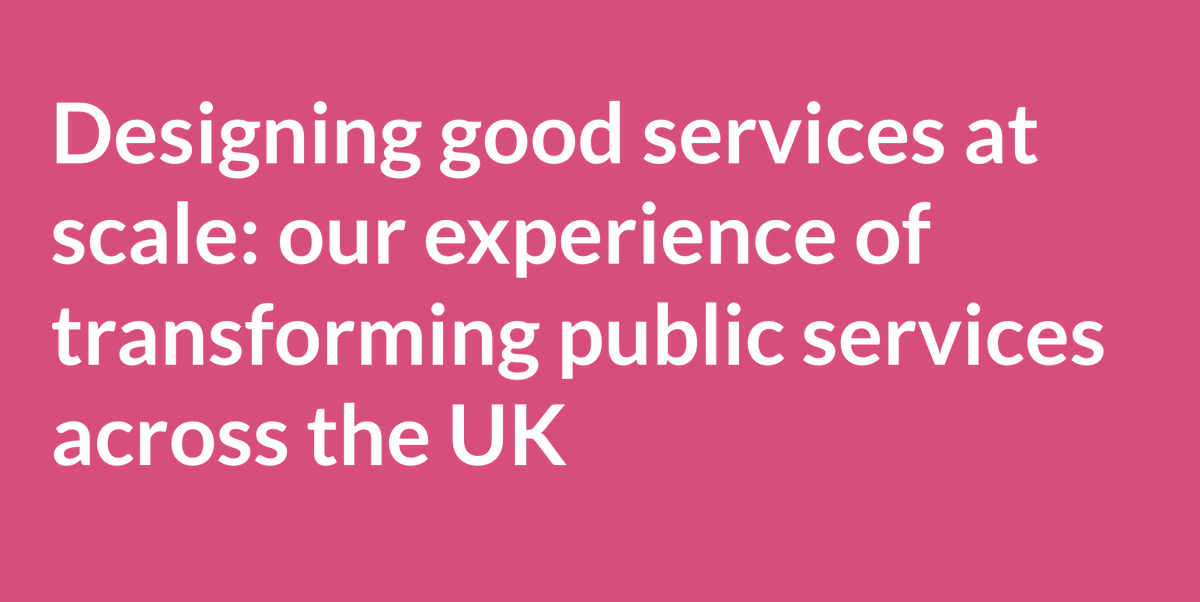 dxw's tweet image. If you're at @SDinGov today, pop into @IsobelSeacombe and @mmkernohan's session on designing good services at scale at 2pm.   

Hope to see you there!  

buff.ly/46fRGBM

#SDinGov #TechForGood