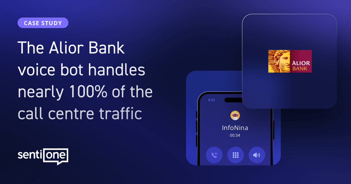 Alior Bank was looking for a solution to automate calls in the Call Centre, provide modern contact channels, and reduce the workload of the #CallCentre agents. Learn how a #voicebot helped address these issues: sentione.com/resources/case… <a href="/AliorBankSA/">Alior Bank SA</a>