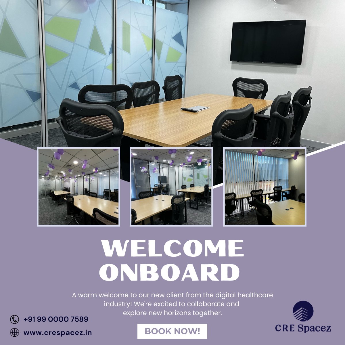creofficesindia's tweet photo. Join us in extending a warm welcome to a prominent Digital Healthcare firm as they become a part of our CRE Family 🎉 Explore our available office spaces and discover more about us at https://t.co/njmOvzabRk !!
#CRE #crespacez #customizedoffices #dedicatedoffices https://t.co/fJ0djb45jk