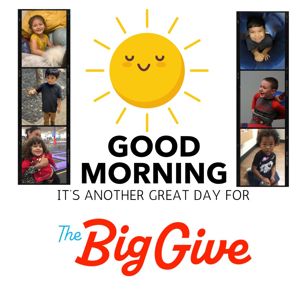 Good Morning! Welcome to Day 2 of the Big Give! Let's get started.

You can find us here: thebiggivesa.org/organizations/…
#givebig
