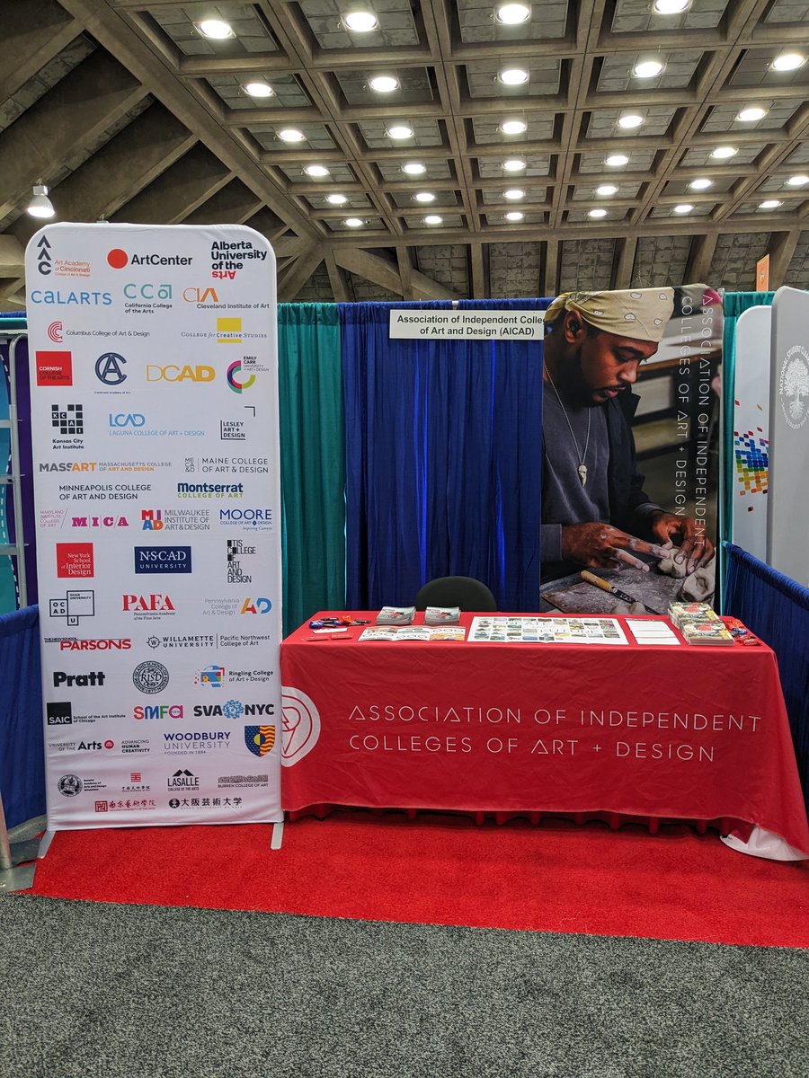 AICAD (@aicartdesign) on Twitter photo We're at <a href="/NACAC/">Natl Association for College Admission Counseling</a> in Baltimore this week talking to college counselors about art & design education and our portfolio review program! If you're here, swing by and see us! #nacac #powerofus #nacac2023 We're at <a href="/NACAC/">Natl Association for College Admission Counseling</a> in Baltimore this week talking to college counselors about art & design education and our portfolio review program! If you're here, swing by and see us! #nacac #powerofus #nacac2023