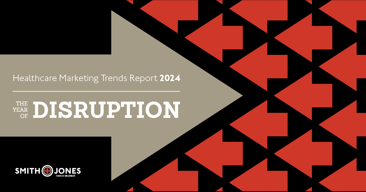 Disruption is here. Are you ready? Reserve your copy of our brand new Healthcare Marketing Trends Report: The Year of Disruption, now!  

hubs.ly/Q022r61D0