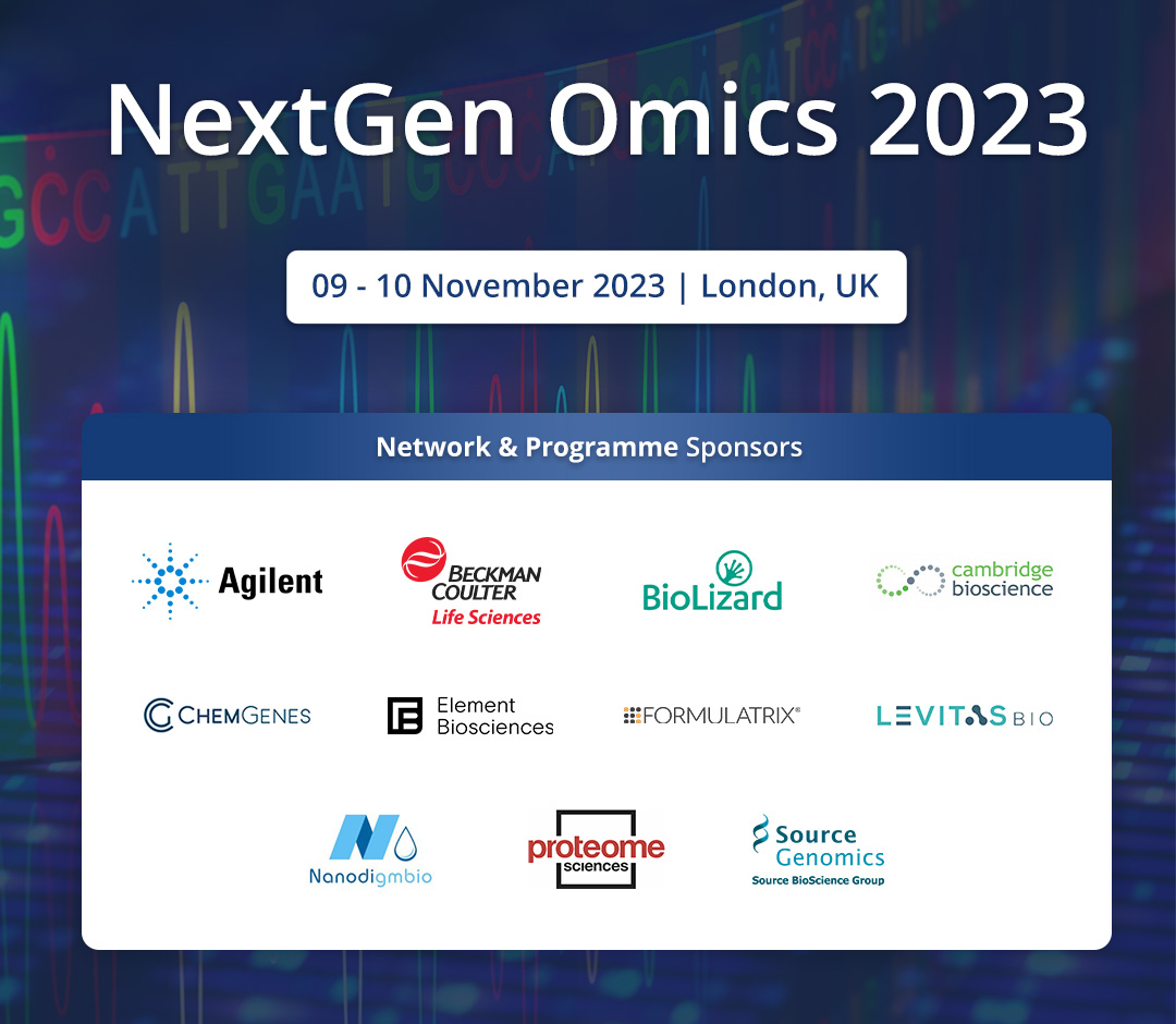 🧬 Here are the Network & Programme sponsors for NextGen Omics 2023, London's most scientifically-engaging event taking place this November! ➡️ Book now to secure your place at this unmissable event, with 500+ networking opportunities: hubs.la/Q022H5Nf0 #OmicsSeries23