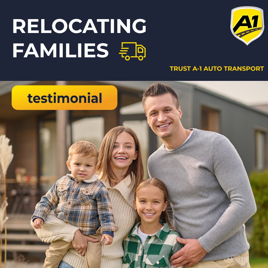 a1autotransport's tweet image. "A-1 Auto Transport made our cross-country move a breeze!  Their dedication to customer satisfaction and reliable service is unmatched. We couldn't be happier!"

 If you've had a great experience too, let's hear it!💛

#CustomerTestimonial #RelocationServices #MovingExperience