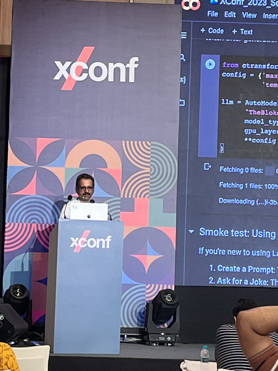 rajukandasamy's tweet image. Delivered a hands-on session on self hosting LLM models and building a RAG based Chatbot to awesome set of audience at #XConfIndia 2023, The trident hotel Hyderabad.
#generativeai #llm #xconf #thoughtworks