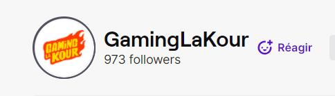 Lékipe on vient de voir qu'on est à 973 followers sur ttv/gaminglakour...
Pu bon là non ?? Qui sera notre 974eme ?

Et RDV ce soir pour la reprise de notre tournoi Rocket League ! 🏎️✨🏆