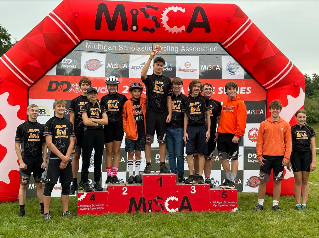 Northville Schools (@northvilleedu) on Twitter photo The Northville Mountain Bike Team currently LEADS the MISCA Division 2 team standings!
They recently competed at Merrell Trail in Grand Rapids. NEXT RACE: Sept. 23-24, Heritage Park in Adrian.
#NPSWorldofPossibilities <a href="/nhsstangs1/">@NHSStangs1</a> <a href="/nvilleathletics/">Northville Athletics</a> <a href="/MiSCA_bike/">MiSCA</a> The Northville Mountain Bike Team currently LEADS the MISCA Division 2 team standings!
They recently competed at Merrell Trail in Grand Rapids. NEXT RACE: Sept. 23-24, Heritage Park in Adrian.
#NPSWorldofPossibilities <a href="/nhsstangs1/">@NHSStangs1</a> <a href="/nvilleathletics/">Northville Athletics</a> <a href="/MiSCA_bike/">MiSCA</a>
