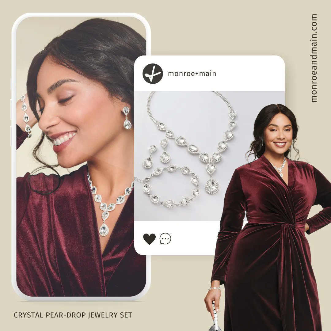 MonroeandMain's tweet photo. a striking statement of elegant style. shop accessories https://t.co/pdFfzk9q4X https://t.co/5x42nLCapz