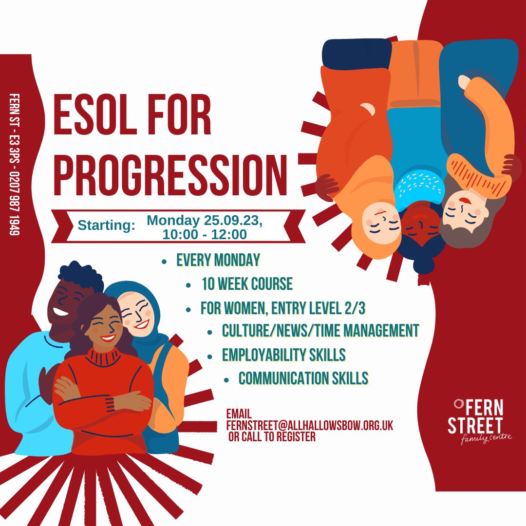 Our ESOL Life Skills (Entry 1) class started today and ESOL for Progression (Entry 2/3) starts on Monday 🤩
The next 10 weeks will include digital skills &amp; employability workshops, activities about our area, topics on culture, the news, time management and trips 🗣📍💬💂🧕🏾

#ESOL