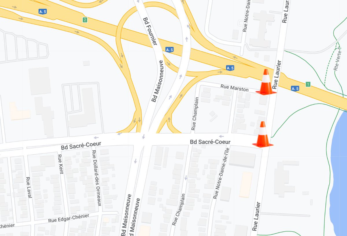 ville_gatineau's tweet image. 🚧Travaux sur la rue Laurier

🔴Fermeture complète entre la rue Marston et le boul. Sacré-Cœur

 📅27 au 29 septembre

🚗Impact sur la #circulation et détour en place

❗Travaux réalisés par le gouvernement fédéral