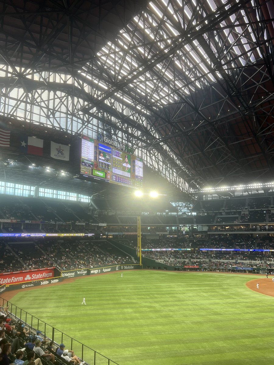 betsystamant's tweet photo. Our last in-person game was truly a “hit” 😆⚾️🧢 Final score 15-5 with a ton of homeruns and fireworks!! 🧨🎆 Now to get our @Rangers in the play-offs…🤞🏻#baseball #baseballfans #baseballaddict #playoffs #texasrangers #takemeouttotheballgame #homerun #homerunjunkie #ballplayer https://t.co/1sMHcB9b7t