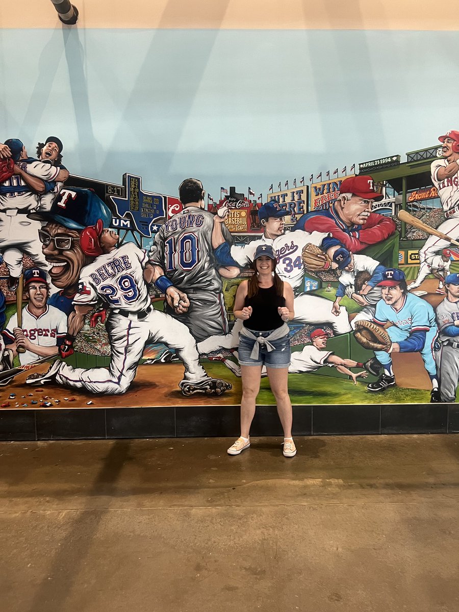 betsystamant's tweet photo. Our last in-person game was truly a “hit” 😆⚾️🧢 Final score 15-5 with a ton of homeruns and fireworks!! 🧨🎆 Now to get our @Rangers in the play-offs…🤞🏻#baseball #baseballfans #baseballaddict #playoffs #texasrangers #takemeouttotheballgame #homerun #homerunjunkie #ballplayer https://t.co/1sMHcB9b7t