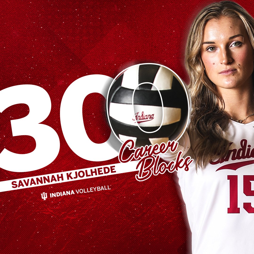 A staple in the middle 🫡

The 14th player with 300 career blocks in an Indiana uniform!
